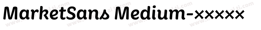 MarketSans Medium字体转换